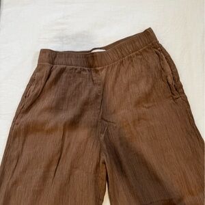 Abercrombie & Fitch Tan Textured Pants